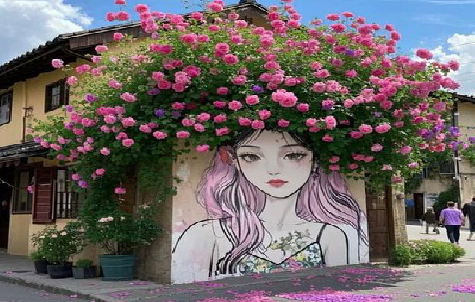 若尔盖怎么设计网红打卡墙绘